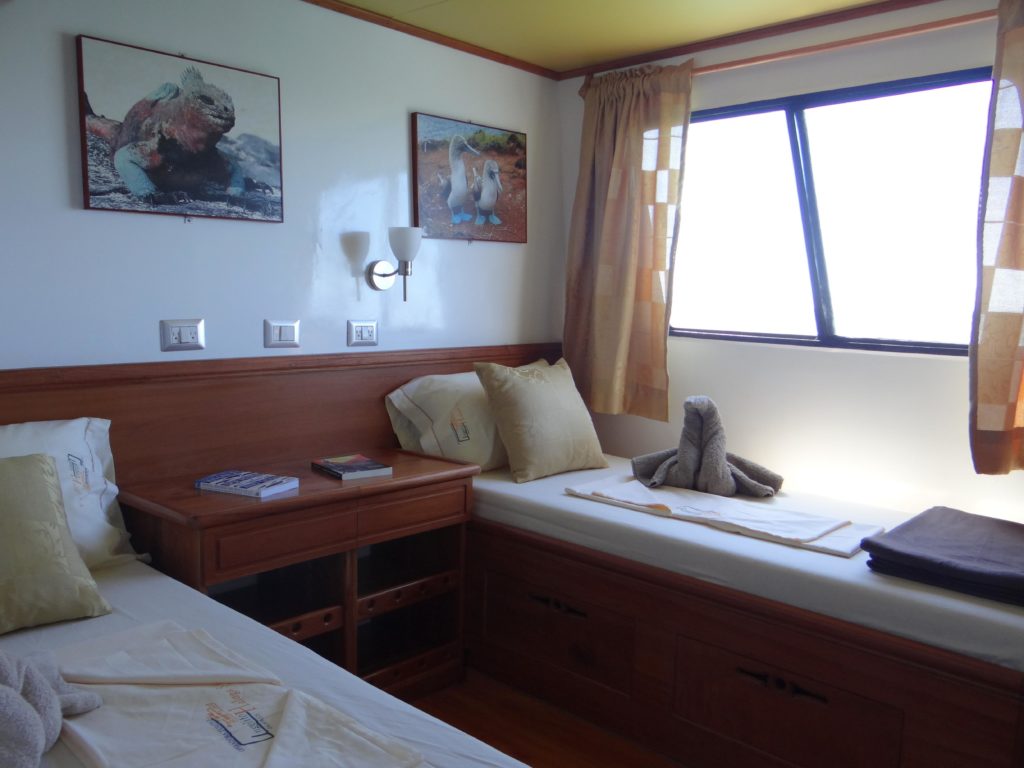 Angelito lower beds make it the best budget friendly Galapagos cruise