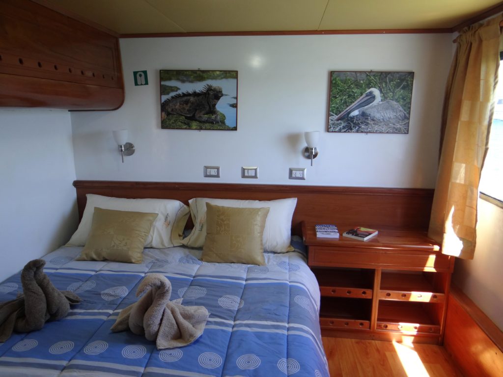 Matrimonial cabin on the best budget friendly Galapagos cruise