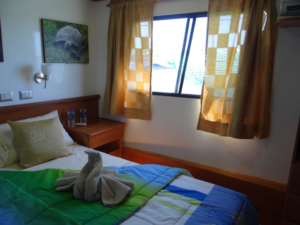 Matrimonial beds on the best budget friendly Galapagos cruise