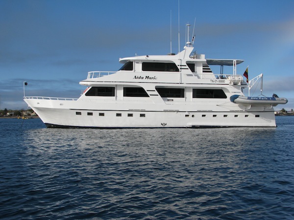 Aida Maria a comfortable Galapagos yacht