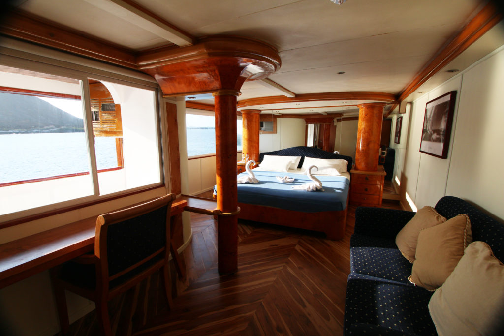Suite aboard the Millennium the best Galapagos Last minute deals