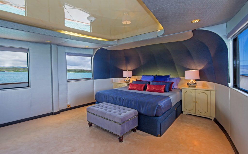 VIP suite aboard the best Galapagos private charter