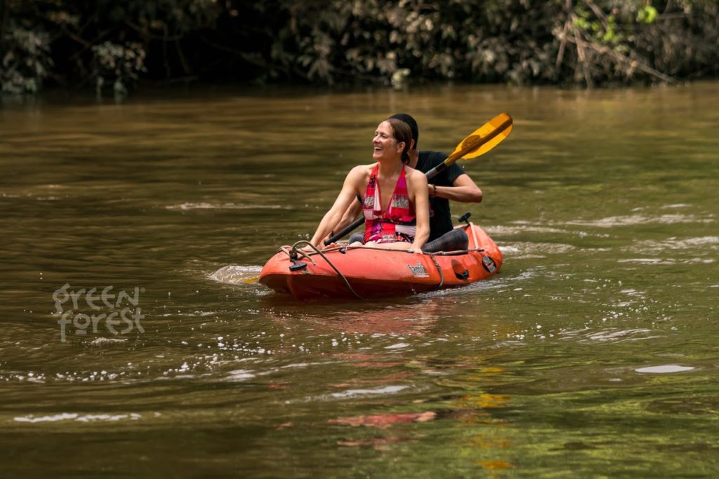 Kayaking at the Green Forest Eco Lodge