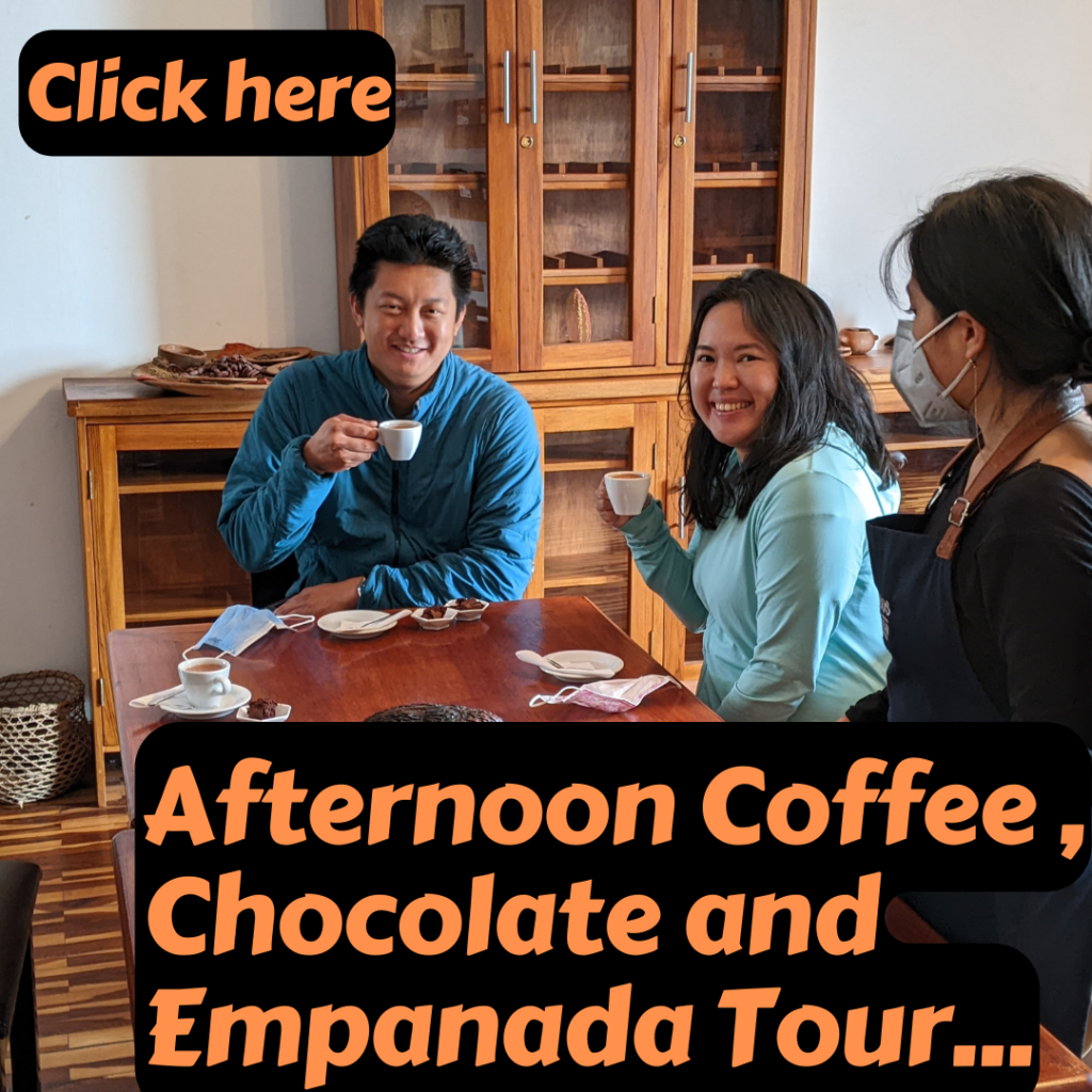 Afternoon Coffee Tour Quito Chocolate Tasting Empanada Class